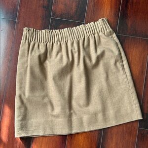 J. Crew Tan Mini Skirt